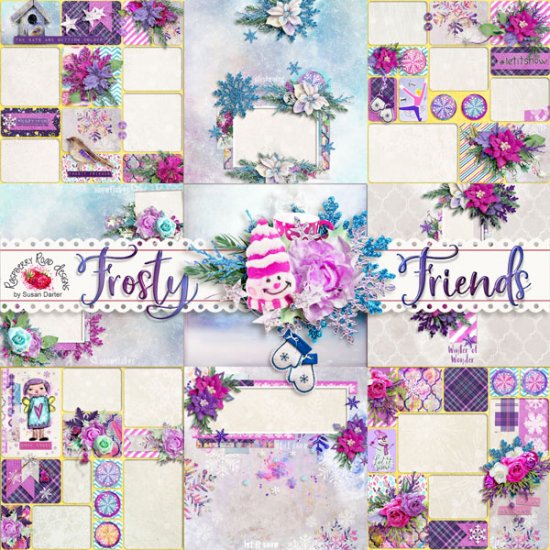 Frosty Friends Mixed Set - Click Image to Close