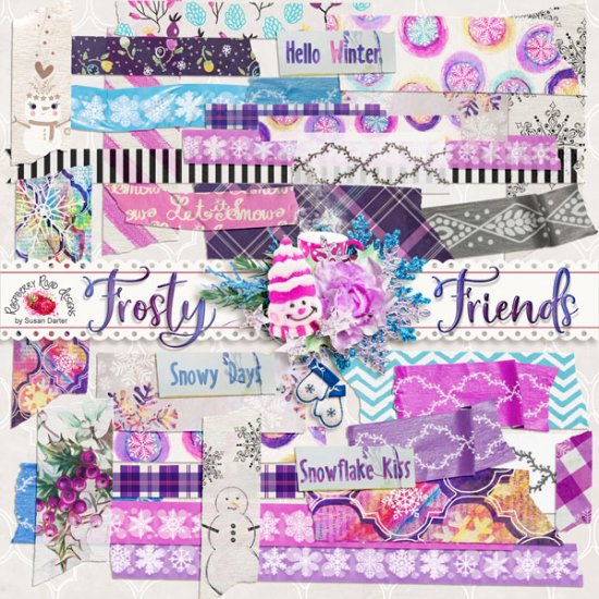 Frosty Friends Washi Tape - Click Image to Close