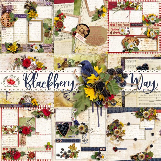 Blackberry Way Mixed Set - Click Image to Close