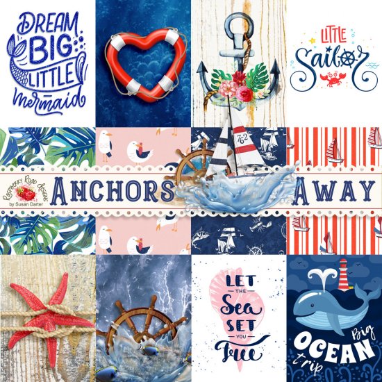 Anchors Away Journal Cards - Click Image to Close