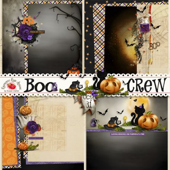 Boo Crew Stacked Papers - Click Image to Close