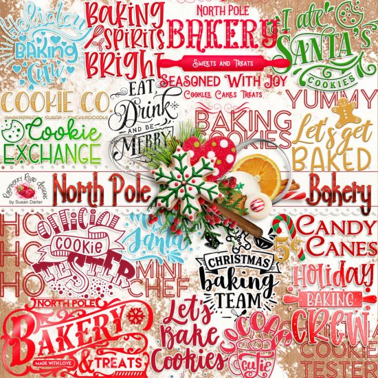 North Pole Bakery Word Art - Click Image to Close