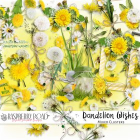 Dandelion Wishes Side Clusters