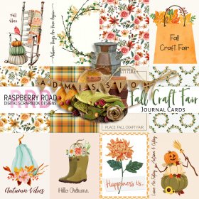 Fall Craft Fair Journal Cards