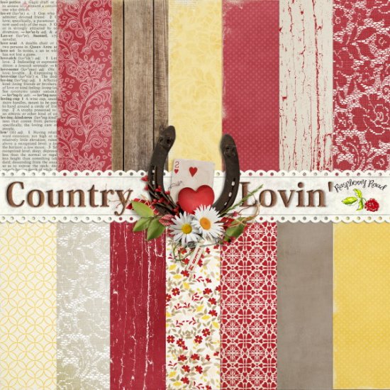 Country Lovin' Paper Set - Click Image to Close