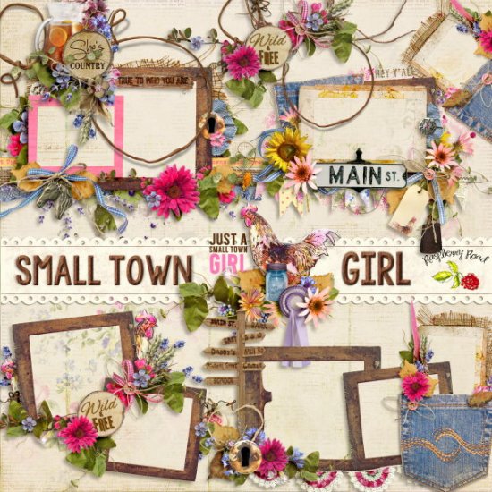 Small Town Girl Cluster Set - Click Image to Close