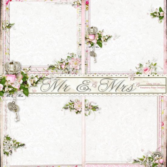 Mr & Mrs StackedPaper Set - Click Image to Close