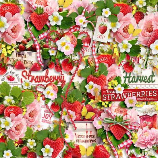 Strawberry Harvest Side Clusters - Click Image to Close