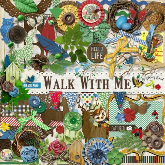 Walk With Me Element Set - Click Image to Close