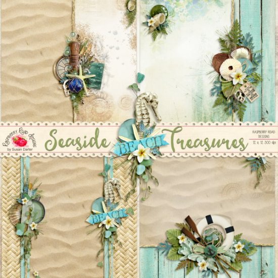 Seaside Treasures Stacked Papers