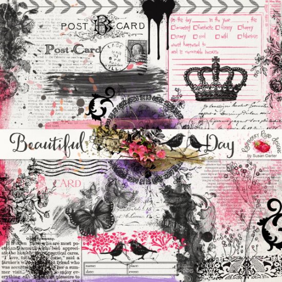 Beautiful Day Digital Stamp Set - Click Image to Close