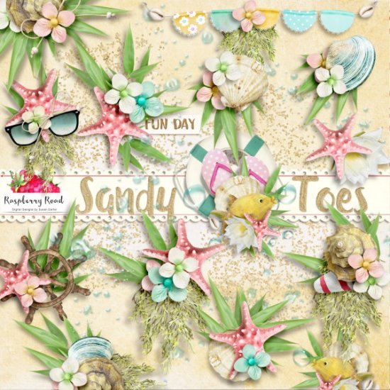 Sandy Toes Side Clusters - Click Image to Close