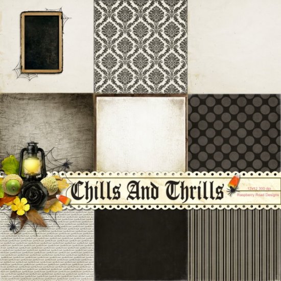 Chills And Thrills Paper Set - Click Image to Close