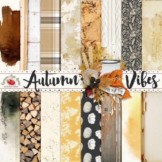 Autumn Vibes Paper Set - Click Image to Close