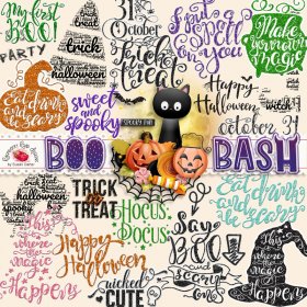 Boo Bash Wordarts