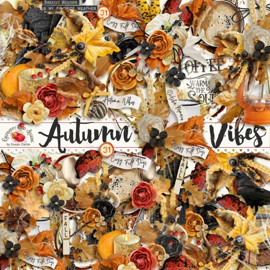 Autumn Vibes Side Clusters - Click Image to Close