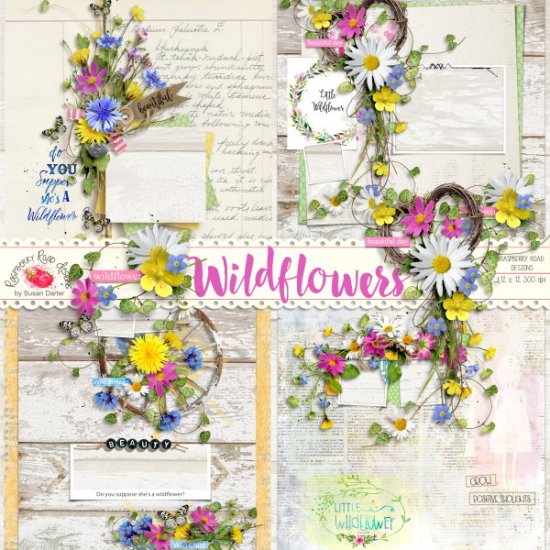 Wildflowers QP Set - Click Image to Close