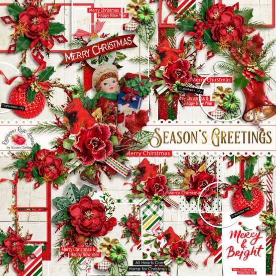 Season's Greetings Clusters - Click Image to Close