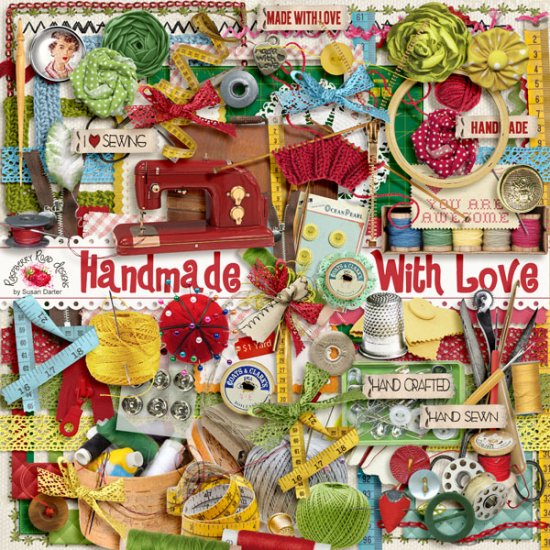 Handmade With Love Elements - Click Image to Close