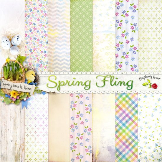 Spring Fling Paper Set