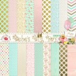 Bebe's Big Day Pattern Papers Bebe's Big Day Pattern Papers