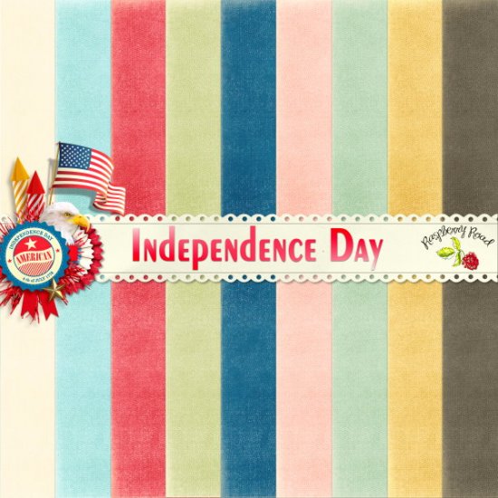Independence Day Solid Papers