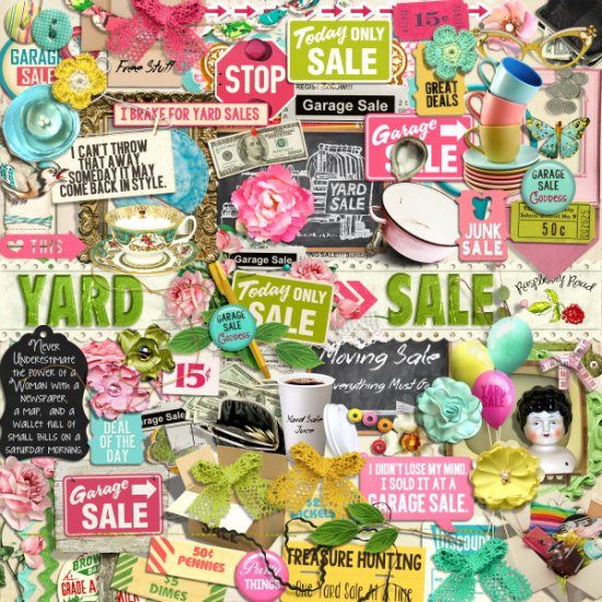 Yard Sale Element Set - Click Image to Close