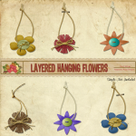 Layered Hanging Flowers