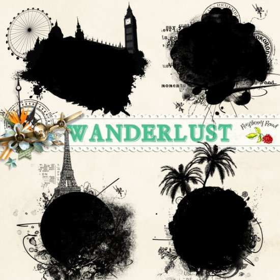 Wanderlust Mask Set - Click Image to Close