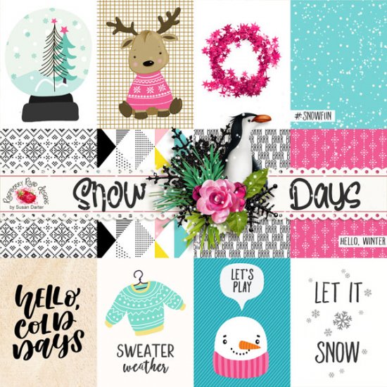Snow Days Journal Cards - Click Image to Close