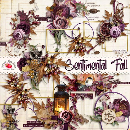 Sentimental Fall Clusters - Click Image to Close