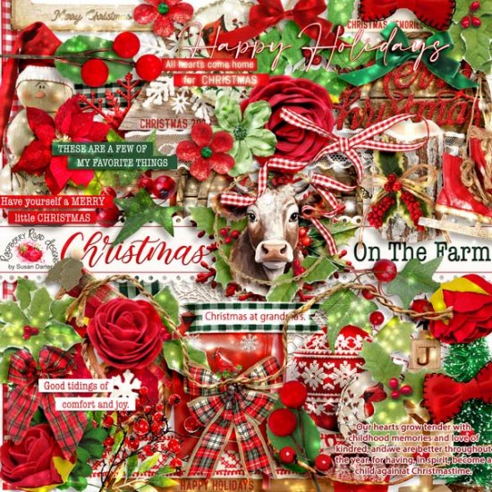 Christmas On The Farm Elements - Click Image to Close