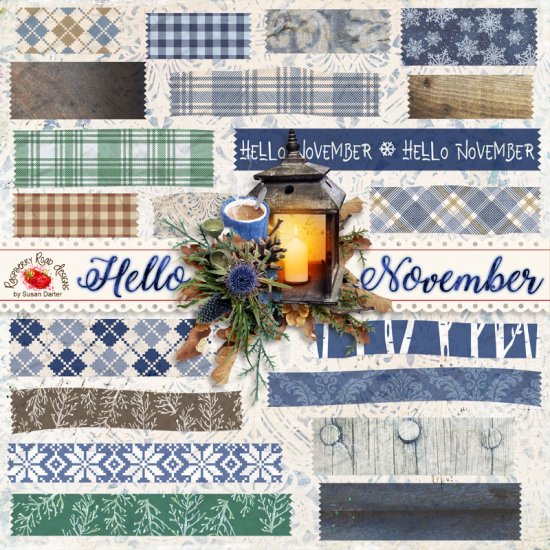 Hello November Washi Tape - Click Image to Close