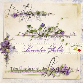 Lavender Fields WordArt