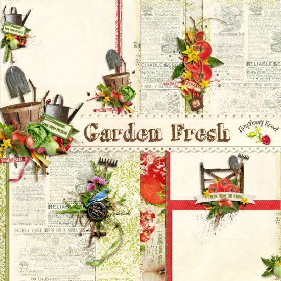 Garden Fresh Stacked Paper - Click Image to Close