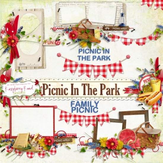 Picnic In The Park Cluster Set - Click Image to Close