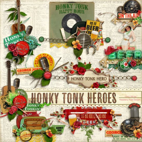 Honky Tonk Heroes Side Clusters - Click Image to Close
