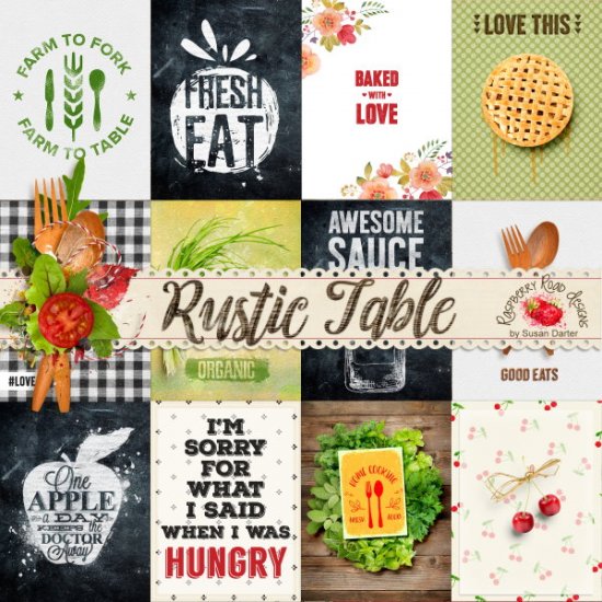 Rustic Table Journal Cards - Click Image to Close