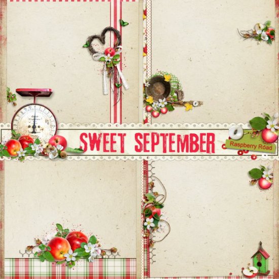 Sweet September Stacked Papers - Click Image to Close