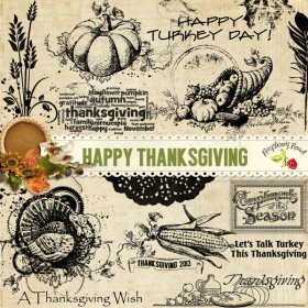 Happy Thanksgiving Stamp Set