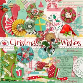 Christmas Wishes Ephemera