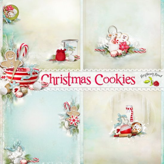 Christmas Cookies Stacked Papers - Click Image to Close