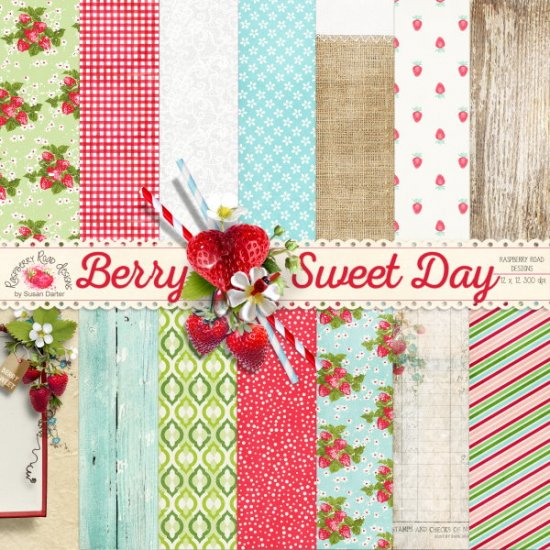 Berry Sweet Day Paper Set - Click Image to Close
