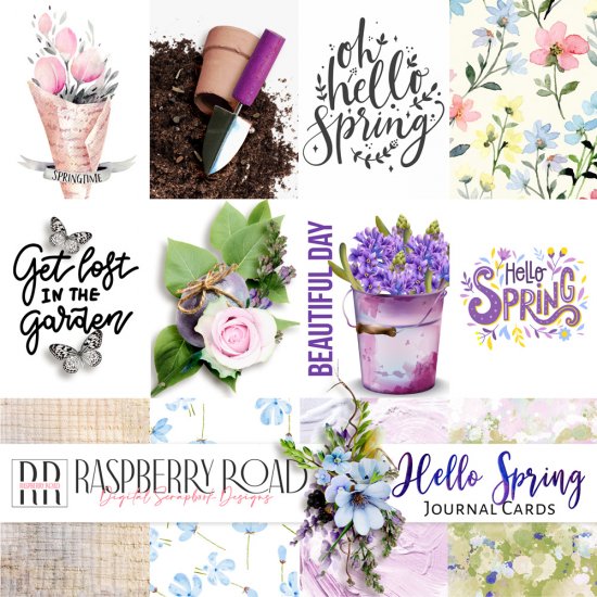 Hello Spring Journal Cards - Click Image to Close