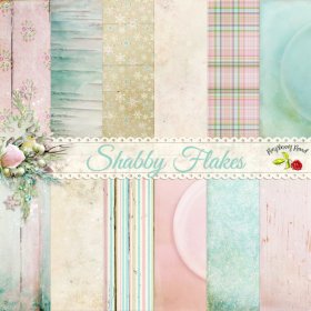 Shabby Flakes Paper Set