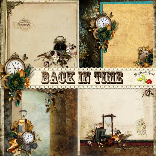 Back In Time Stacked Papers - Click Image to Close