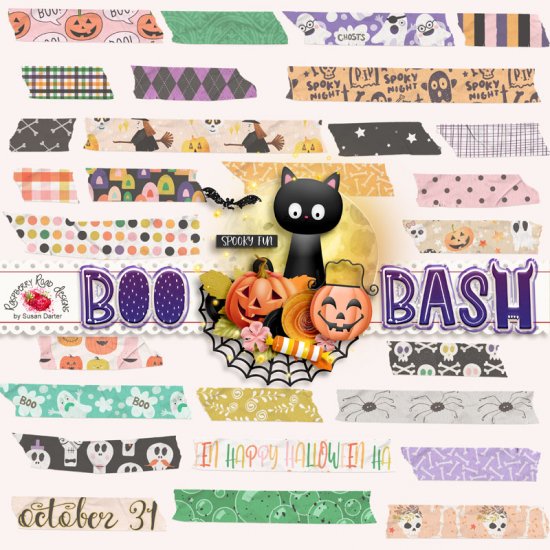 Boo Bash Washi Tape - Click Image to Close