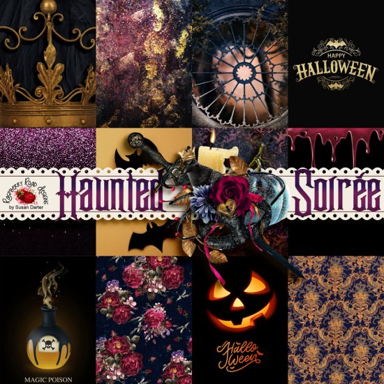 Haunted Soirée Journal Cards - Click Image to Close