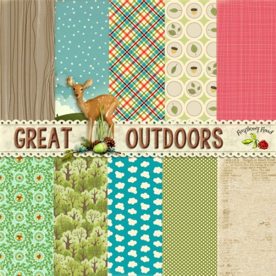 Great Outdoors Paper Set 2 - Click Image to Close