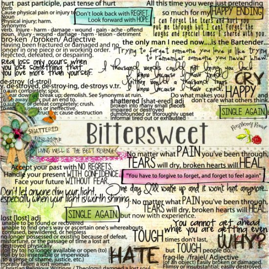 Bittersweet WordArt Set - Click Image to Close